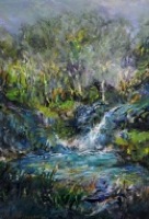 Small Waterfall in Forest