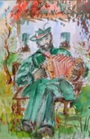 Man with Accordian